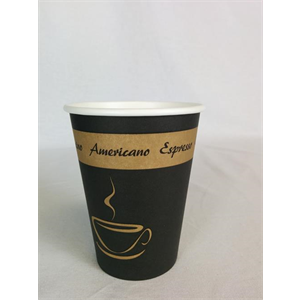 Cup Paper Hot 10oz, Sgl Wll, Classc Dsgn