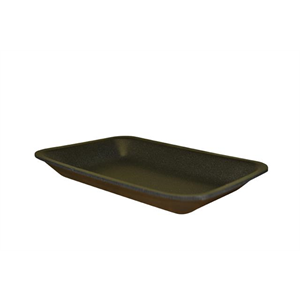 Tray Foam Meat 2 Blk 8.25 x 5.75 x 1"