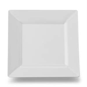 Plate Square Dessert White 6" 12x10
