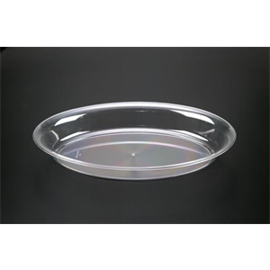 Platter Plastic 14 x 21" Oval Clear