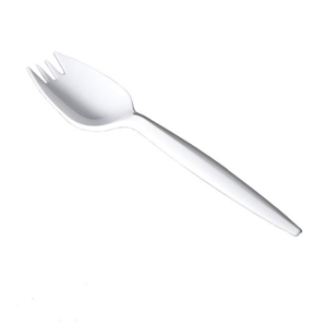 Spork Medium Polypropylene White