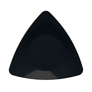 Plate Triangle Luncheon 9" Black
