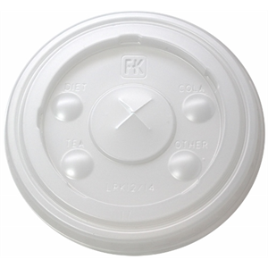 Lid Plastic, for 32oz Clear Cup KC32 & RK32 Clear PET