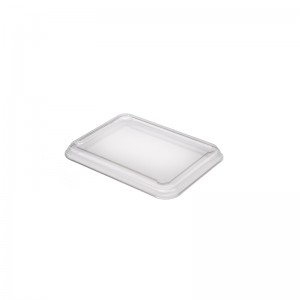 Lid Plastic Clear For Rectangular 6.5 x 8.5 Trays PET