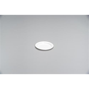 Plate Plastic Foam, 6" White Aristocrat, PS