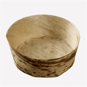 Round Bamboo leaf cup diameter 70mm Bio