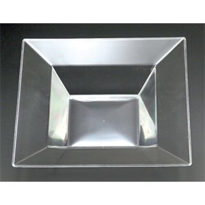 Bowl Plastic Dessert, 5oz Clear Square