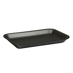 Tray Foam Meat #35 10-5/16x5-7/16x1/2 Black