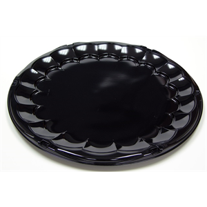 Tray Plastic 18" Blk Flat Eclipse Caterware PS