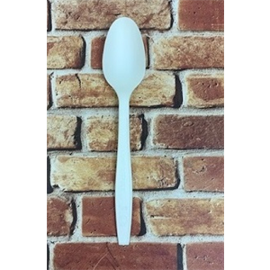 Tea Spoon Natural Compostable Medium - CPLA