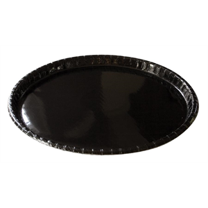 12" Ovenable Pizza Tray, Black, XPET
