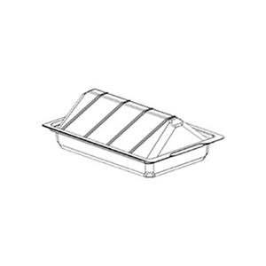 Cont Plas Hngd 6.8 x 4.6 x 2.25 Clear for 4 pcs Sandwich