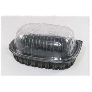 Roaster Chicken Med, Base/dome clear lid, PP