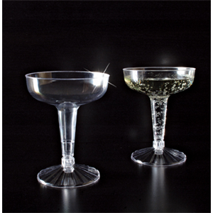 Glass Old Fash Champagne 4oz 2 pc