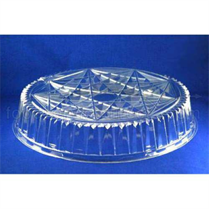 Lid Dome 16" Crystal Cut Caterware, PS