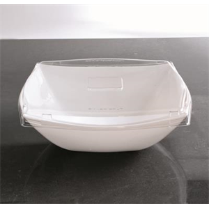 Lid Plastic Bowl, 128oz Square