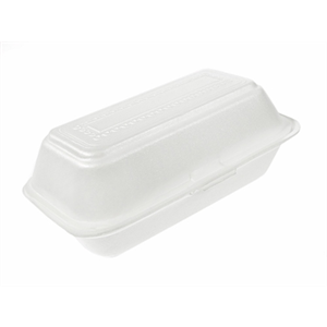 Container Foam, Hoagie Sandwich 8x4x3"
