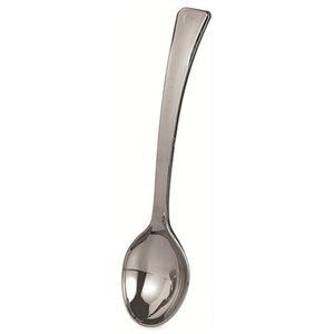 Spoon Plastic Serving, 10" Silver