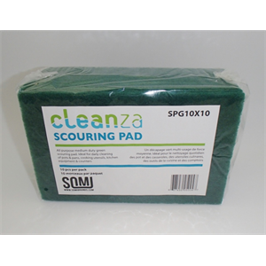 Scouring Pad 6x9" (6ct)Med Duty Cleanza Grn
