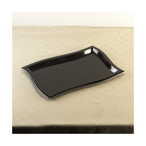 Tray Plastic 12 x 18" Rectangular Smoke