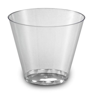 Tumbler Squat 9oz Clear Ware 25/20