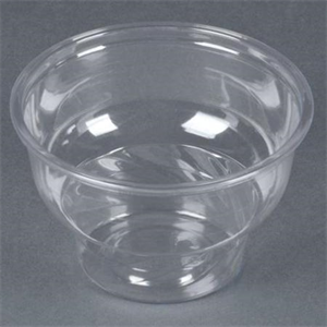 Container Plastic, 8oz Dessert Clear PET
