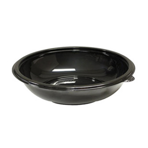 Bowl Plastic, 32oz Black RPET