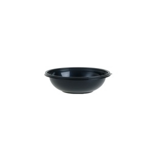 Bowl Plastic, 18oz Black PET