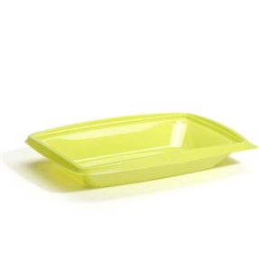 Container Plastic Base BB 10x7" Lime Green