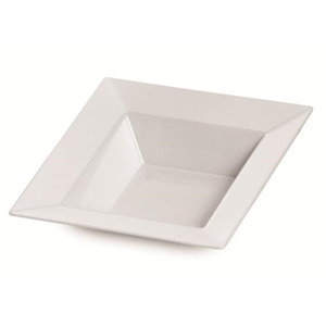 Bowl Plastic Dessert, 5oz White Square