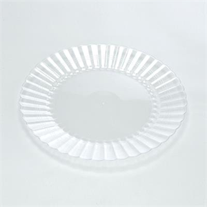 Plate Resposable, 10" Clear