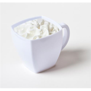 4 oz Square Coffee Mug White