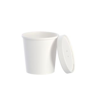 Container Paper Soup, Combo 16oz White