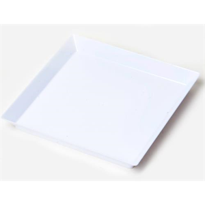 Dish Mini Square 4.5" White