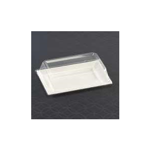Plate Lid Rectangle Dinner 10.75" Clear