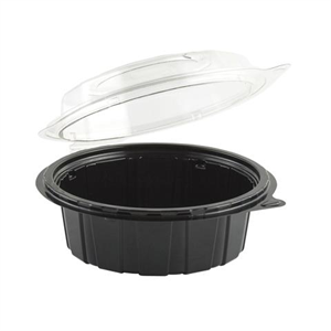 Cont Plas Hng 6" Deep Clr/Blk Base GC600D PET