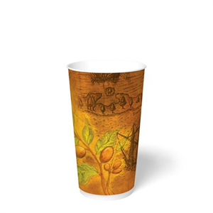 Cup Paper 20oz, Hold & Go OldWorld 20x30