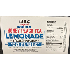 Label 5"x2.875" Semi-Gloss Printed 3C "KEL HPT Lemonade" 250/roll