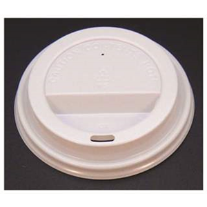 Lid Cup Dome, White Fits 8sq. 10-24oz Cup 50x20