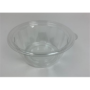 Bowl  Plas 16oz Clear  RPET, Lid HPBL145(40x12)