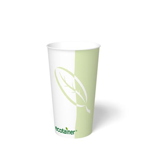 Cup Paper Hot 20oz, PLA Ecotainer BPI