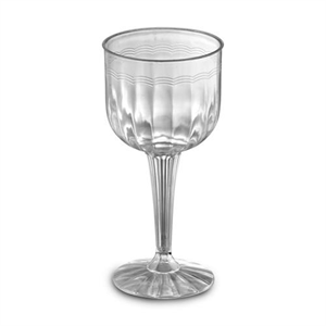Glass Wine Goblet, 8oz 1/piece (12x8 Bag)