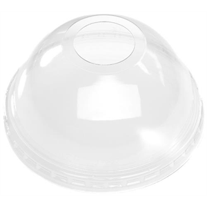 Lid Cup, 12-24oz SM Open. Dome w/Hole Cold