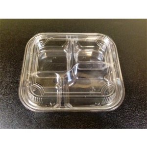 Lid for 4 comp. clear 600