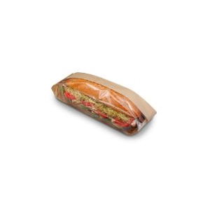 Bag Sandwich 3.25X2X15.25 Kraft DublVView