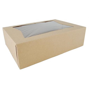 Box Kraft 14x10x4 w/window front load