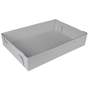 Box Bakery White Non-window Corrugated 26 x 18-1/16 x 5''