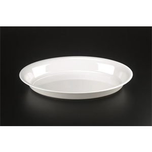 Platter Plastic 14 x 21" Oval White