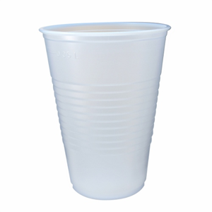 Cup Plastic, 14oz Cold Translucent, 36/plt PS