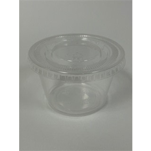 Cup Plastic Portion Clear 4 oz PP 25x100